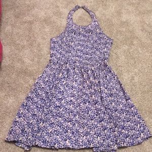 Jessica Simpson Blue Halter Dress